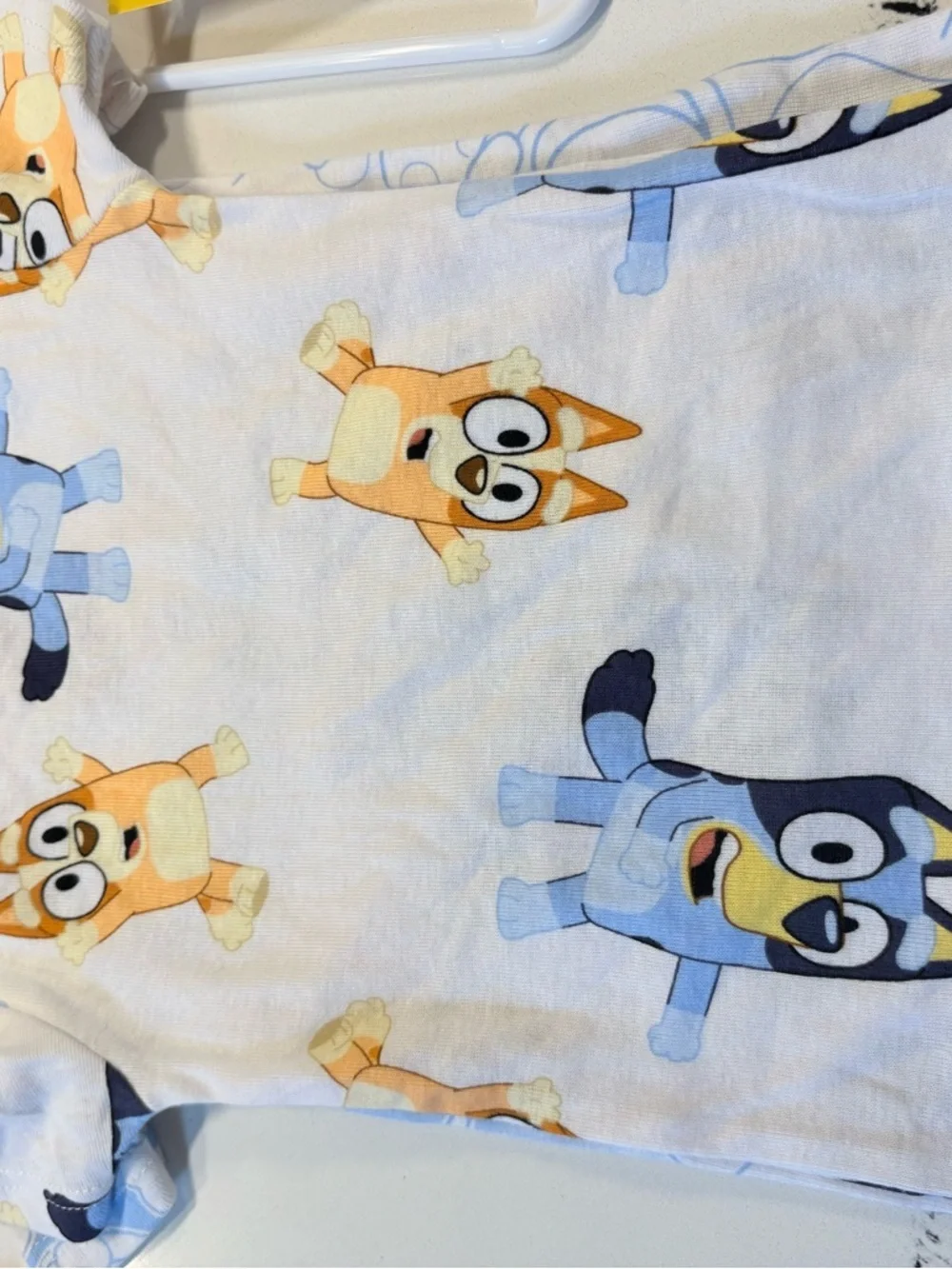 Lucy Blue & Orange Bluey Graphic Short Sleeve Tee
